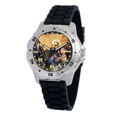 Custom Rubber Watch Bands MA0710-D15-BLACKRUBBER