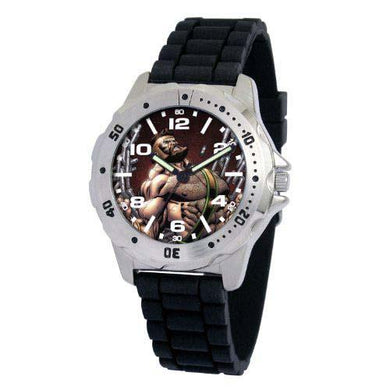 Wholesale Rubber Watch Bands MA0710-D164-BLACKRUBBER