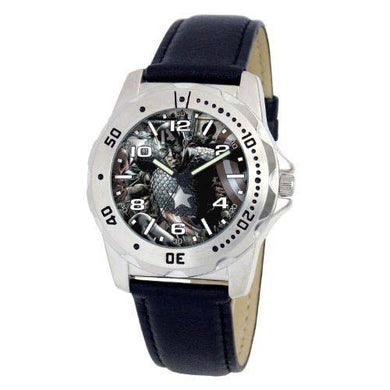 Custom Leather Watch Straps MA0710-D17-BLACKLEATHER