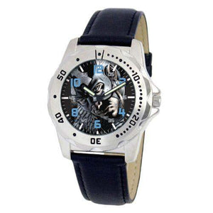 Wholesale Leather Watch Straps MA0710-D18-BLACKLEATHER