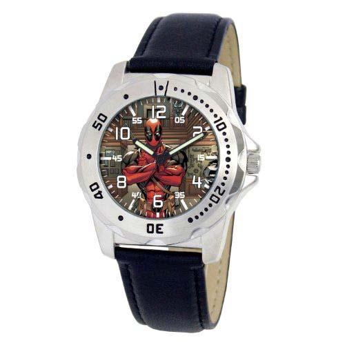 Wholesale Leather Watch Straps MA0710-D22-BLACKLEATHER