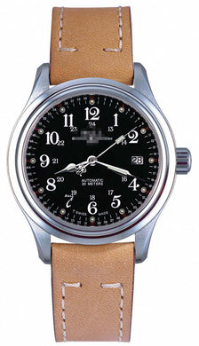 Wholesale Leather Watch Straps NM1038D-L1-BK