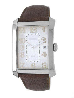 Custom Leather Watch Straps P232_WHTSIL