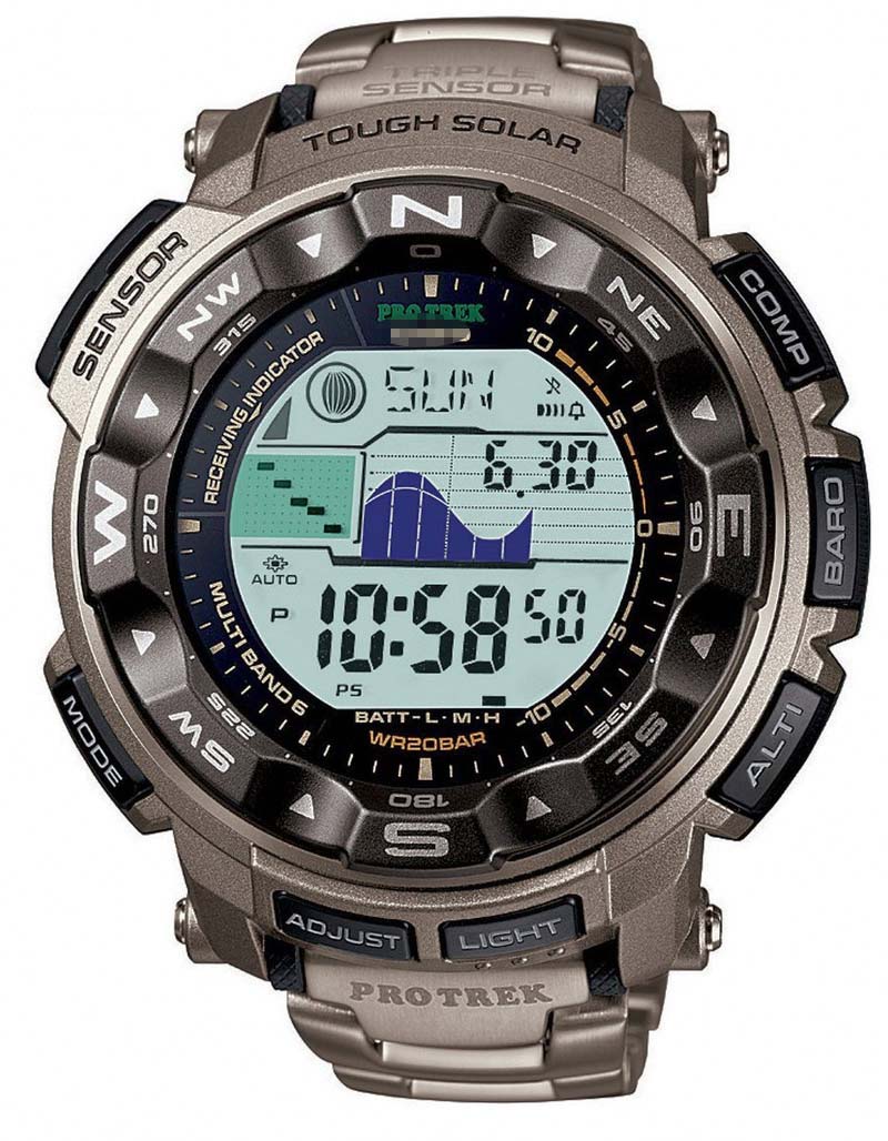 Customized Grey Watch Dial PRW-2500T-7