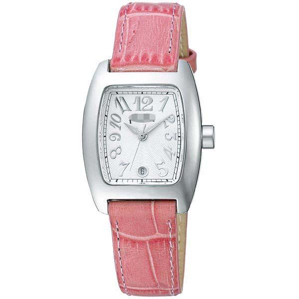 Customize Leather Watch Bands S922-SLV-PNK