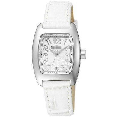 Customization Leather Watch Bands S922-SLV-WHT