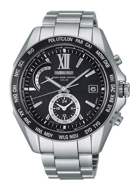 Customised Black Watch Face SAGA099