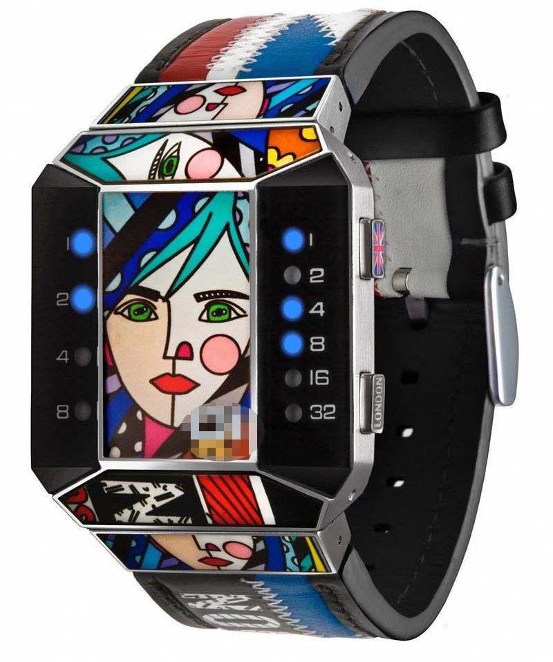 Custom Black Watch Dial