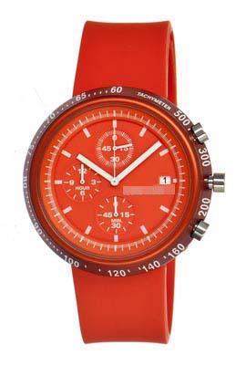 Custom Orange Watch Dial
