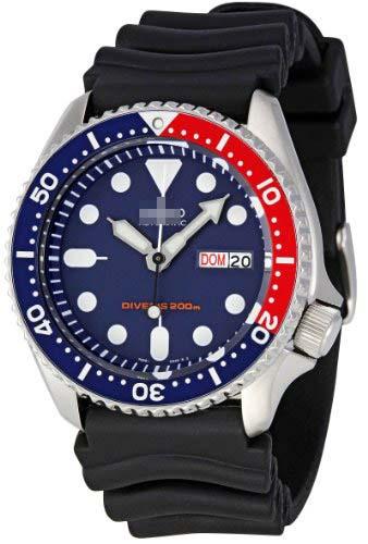 Customised Blue Watch Dial SKX009K1