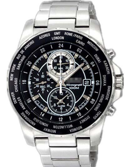 Custom Black Watch Dial SNAC61P3