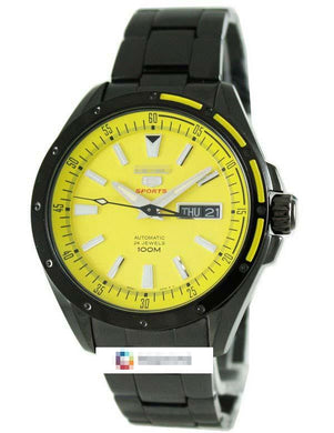 Custom Yellow Watch Dial SRP159K1