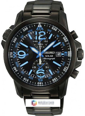 Custom Black Watch Dial SSC079P1