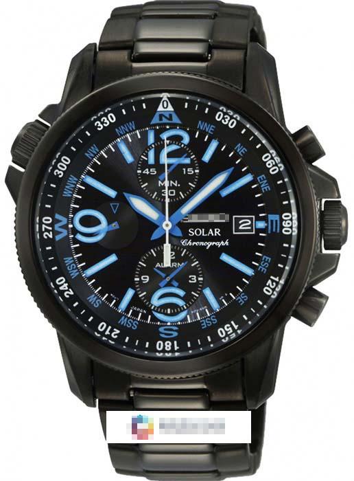 Custom Black Watch Dial SSC079P1