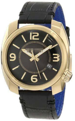 Wholesale Calfskin Watch Bands VC-1001BKGP