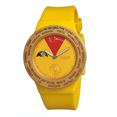 Customized Yellow Watch Dial