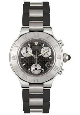 Customize Black Watch Dial W10198U2