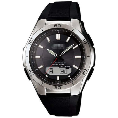 Customize Black Watch Face WVA-M640-1AJF