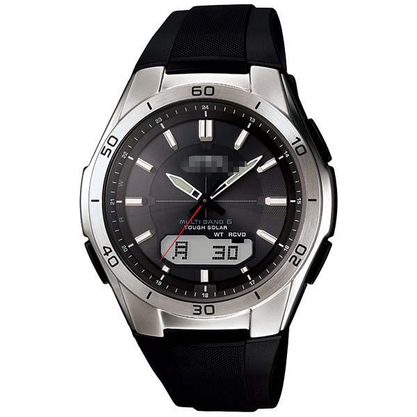 Customize Black Watch Face WVA-M640-1AJF
