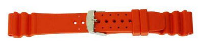 Custom Rubber Watch Bands ZC-14RUH-ORANGE