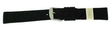 Wholesale Canvas Watch Bands ZC-16COR-BLACK-MOM