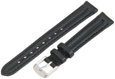 Custom Leather Watch Straps ZC-16TEC-BLACK-MOM