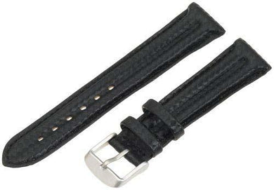 Custom Leather Watch Straps ZC-20TEC-BLACK-MOM