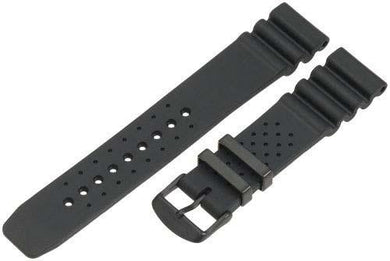 Wholesale Rubber Watch Bands ZC-22SDW-BLACK-MOM